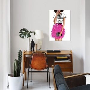 Pardon My French Portrait by Rongrong DeVoe